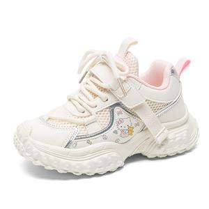 Детская повседневная обувь серии Sanrio для дошкольников Hello Kitty, бежевый/розовый