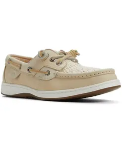 Женские лодочные туфли Rosefish 3-Eye на шнуровке Sperry, коричневый/бежевый