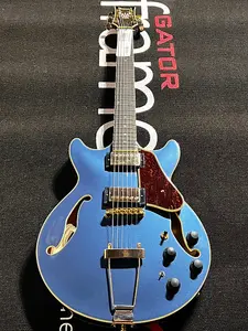 Электрогитара Ibanez AMH90PBM Artcore Expressionist Hollowbody - Металлик Прусский синий