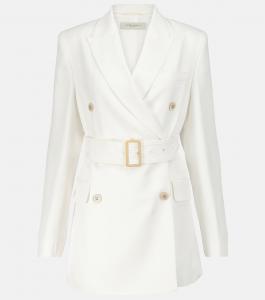 Блейзер Clizia с поясом GOLDEN GOOSE, белый