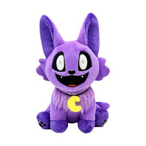 BONMCHE Плюшевая кукла Purple Smiling Kitten высотой 33 см