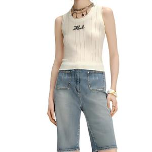 KARL LAGERFELD / Karl Lagerfeld Jeans Джинсовые шорты KARL LAGERFELD женские голубые