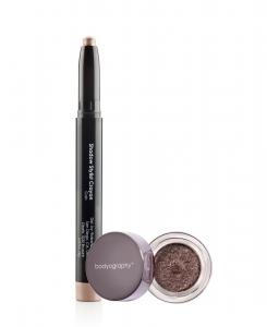 Набор теней для век Shadow Stylist Crayon and Glitter Eye shadow Bundle Bodyography, цвет rose gold/brown glitter