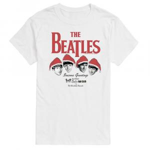 Футболка Big & Tall The Beatles Seasons Greetings с графическим рисунком Licensed Character, белый