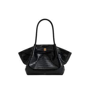 JW PEI Повседневная женская сумка через плечо большая разноцветная, Black Crocodile Pattern