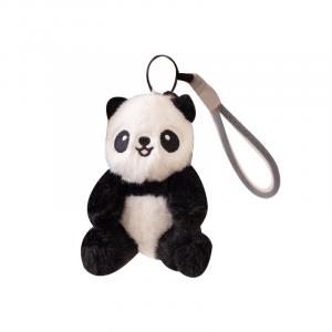 Очаровательный брелок для рюкзака бамбуковая трубка панда мини кукла плюшевый кулон 15 см высота Happy Fish, Cute Girl - Flying Cloud