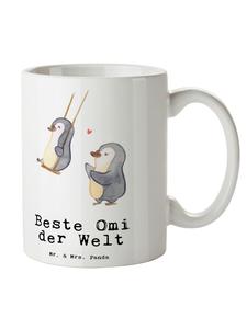 Кружка в виде пингвина Лучшая бабушка на свете с надписью, белая Mr. & Mrs. Panda