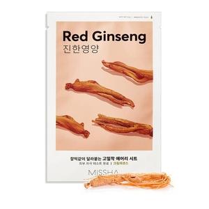 Тканевая маска Airy Fit Красный женьшень 20 г, Missha