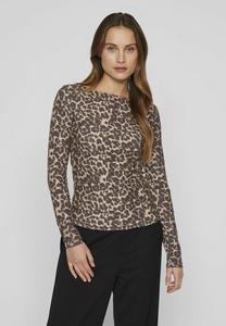 Футболка с принтом MIT LANGEN ÄRMELN LEOPRINT VILA, мультиколор