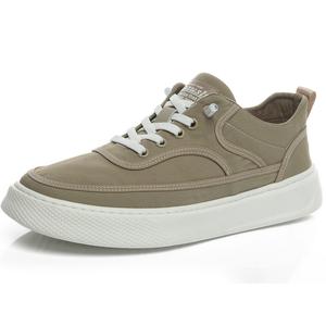 SENJIALUO Скользоустойчивые износостойкие дышащие легкие мужские низкие кеды из холста абрикос, цвет Apricot