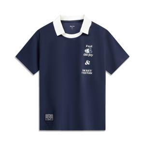 LINING Футболка поло Sports Life Collection мужская dark ship blue