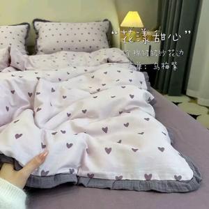 LUOLAI HOME Комплект постельного белья 1,8 м, 4 предмета, пододеяльник 200×230 см, Huayang Tianxin