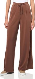 Женские брюки BOSS, мягкие плиссированные с широкими штанинами, джерси, Rust