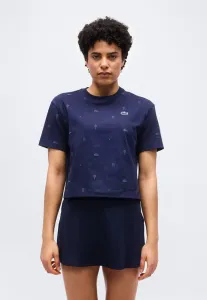 Футболка с принтом «наследие» Lacoste Sport, Navy Blue