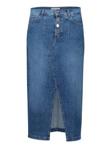 Юбка из темно-синего денима CARTOON