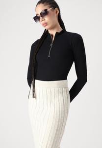 Юбка-карандаш ONLCHICK  SKIRT  ONLY, серый