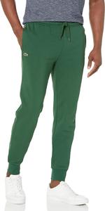 Lacoste мужские спортивные флисовые брюки с резинкой на штанинах, Green