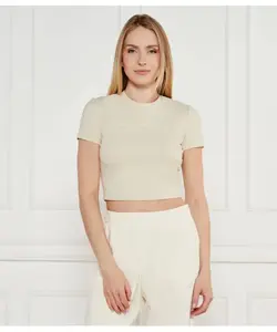 Футболка Cropped fit Ea7, бежевый