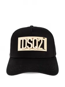 Бейсболка с логотипом Dsquared2, черный