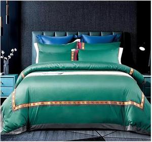 KYTGFH Комплект постельного белья из египетского хлопка 600Тс с вышивкой