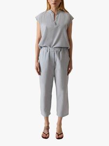 Укороченные брюки с тонкой полоской James Lakeland, Navy/White