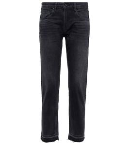 Джинсы Girlfriend mid-rise slim AG Jeans, Blk5