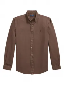 Рубашка с длинными рукавами Polo Ralph Lauren, коричневый