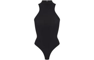Слитный купальник женский черный Skims