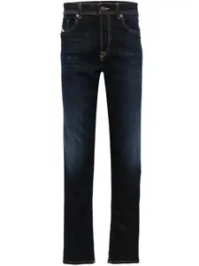 Прямые джинсы D-Finitive 009zs средней посадки DIESEL, синий