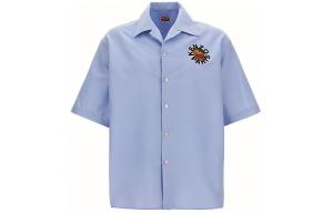 Рубашка мужская синяя Kenzo, синий