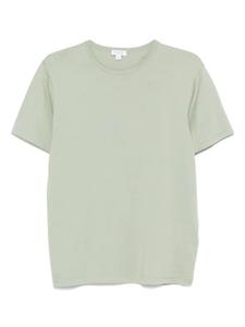 Футболка из хлопка Sunspel, зеленый