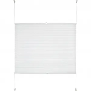Жалюзи плиссе Good Life «Ada», светозащита, без сверления, натяжение, светозащита, белый