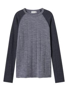 Топ с длинными рукавами в цвете Folkestone Grey name it