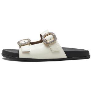 Тапочки-слайды женские NINE WEST, Ecru