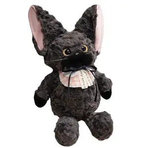 Милые плюшевые куклы немецкие котики в сладком стиле, высота 45см/60см Mr. Toy, черный