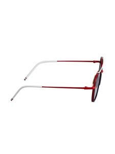 Thom Browne Eyewear солнцезащитные очки-пилоты, серый