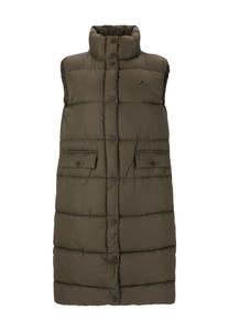 Стеганый жилет Amaretto длинного кроя WHISTLER, цвет 1071 Black Ink