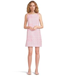Платье Lilly Pulitzer Gerad Shift, Conch Shell Pink Patchwork Eyelet