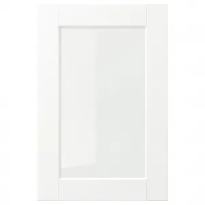 Стеклянная дверь, под белое дерево, 40x60 см, ENKÖPING IKEA