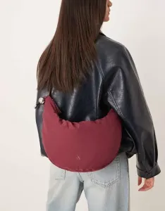 Бордовая сумка Moon из нейлонового шнура Calvin Klein