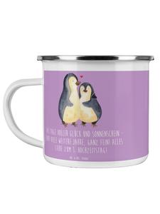 Кофейная кружка на первую годовщину свадьбы, бумажная свадьба с... в лавандовом сне Mr. & Mrs. Panda