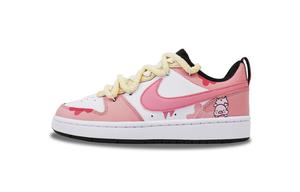 Кроссовки Nike Court Borough Skateboard Shoes Women's Low-Top White Pink