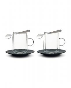 Набор из 2 термокружек для кофе Manufacture Rock Villeroy & Boch, Black