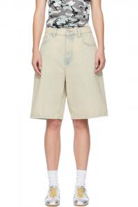 Carhartt Work In Progress Бежевые джинсовые шорты Brandon