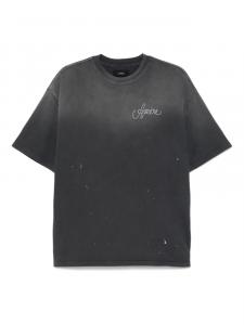 Футболка хлопковая AMIRI, черный