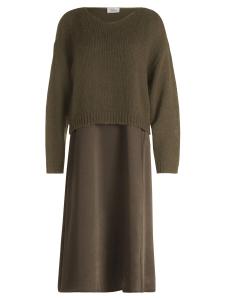 Миди платье robe légère, Khaki
