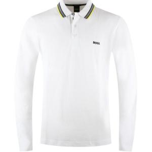 HUGO BOSS Белая поло для мужчин
