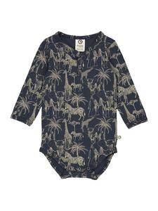 Комбинезон/боди Müsli by GREEN COTTON, темно-синий