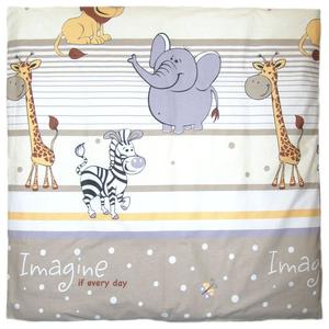 Primawela декоративная наволочка детская на подушку 80х80 см 25. Сафари бежевый