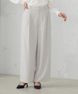 Широкие брюки из полиэстеровой саржи с защипами Comme Ca Ism, цвет Gray